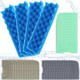 Hedday 445014829880 Filter Media Compatible With Fluval 406/407 40 Pcs Replacement Parts Aquarium F