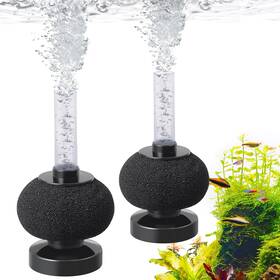 Us-sf-2863-qius Hitop 2 Pack Aquarium Bio Sponge Filter 4in Mini Air-powered Fish Tank Quiet