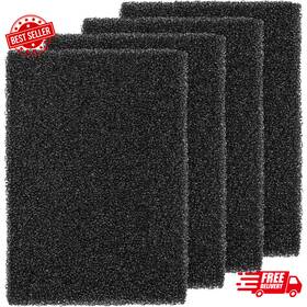 Honoson 313051830862 4 Pieces Filter Foam Sponges Aquarium Bio Sponge Sheet Media Pad Cut-to