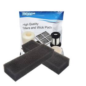 Hqrp 884667518326 2-pack Mechanical Foam Aquarium Filter Compatible With Coralife Biocube 29 B