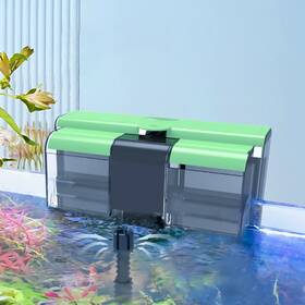 B12951 Hsifmate Aquarium Filter Hang On Fish Tank Adjustable Ultraquiet Uv Up To 45 Gal Fit