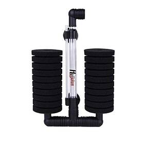 Huijukon 601187414750 Double Sponge Filter For Aquarium Fish Tank Up To 55 Gallon Tanks