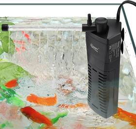 Hygger 744759584977 Submersible Aquarium Power Filter 85 Gph For 3-10 Gallon Fish Tank Corner