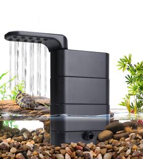 B08pc318mn Hygger 150gph Turtle Filter With 2 Sponges Bio Ball 3-in-1 Water Circulation Dr
