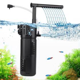 Hygger B0ddbxdnjl Aquarium Internal Filter For 15-30 Gallon Tank Flow Rate Adjustable 4 In