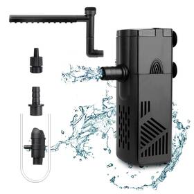 Hg040 Hygger Aquarium Internal Filter Adjustable Submersible Power For 2-8 Gal