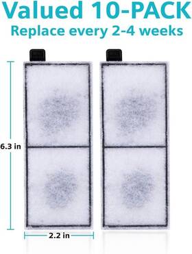 Hg-959-lxp Hygger Hg959-lxp 10-pack Aquarium Carbon Filter Cartridges X