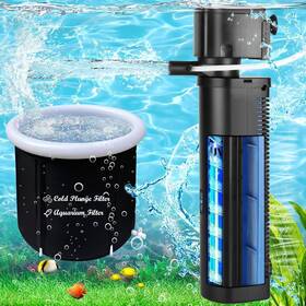 Cpf-025f Hypool Cold Plunge Tub Filter Aquarium Fits 300-1000 Gallon Pod Black