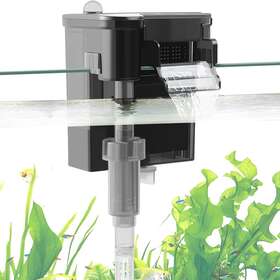 Hp-128-03 Ibay 100gph Ultra Quiet Aquarium Filter 3.2w Adjustable For 2.5-15gal Fish Ta