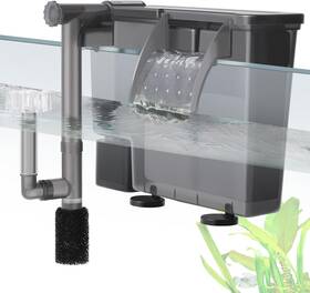 Mb-404 Ibay 5w Hang-on Aquarium Filter 124gph Quiet Fish Tank With Sponge A