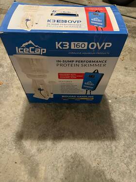 Ic-k3-160-ovp Icecap Openbox Never Used K3-160 Ovp In-sump Protein Skimmer