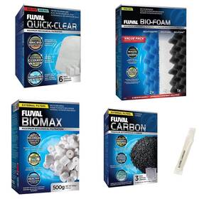 Inland Seas 681565298196 Fluval 306/307 Canister Filter Semi Annual Maintenance Kit Bundle 5 Items