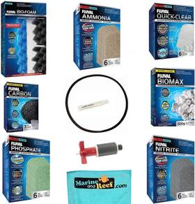 Inland Seas 681565298950 Fluval 407 Canister Filter Annual Maintenance Kit 11 Items Bundle