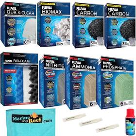 Inland Seas 754684247724 Fluval 306/307 Canister Filter 3-month Replacement Media Plus With S