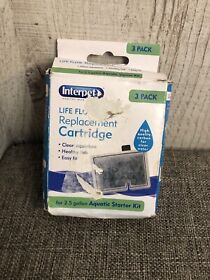 Interpret Life Flow Replacement Cartridge 2.5 Gallon Aquatic Starter Kit 3 Pack