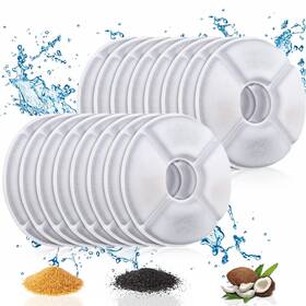 Itidyhome 713091722699 16 Pack Cat Water Fountain Filters Of Pet 16pack White