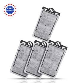 Jacksuper 655036598337 4pcs Aquarium Waterfall Reptiles Turtle Filter Cartridges Replacement