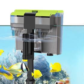 Qf-08 Jahea Aquarium Hang On Filter With Cycle U-v Light 5w&8w Activated Carbon Ster