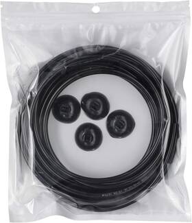 Jardli 744110511239 Aquarium Co2 Proof Tubing 16 Feet Black