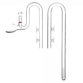 Jardli B0d5qmxh7p Glass Lily Pipe Set Outflow Surface Skimmer Multi-level Water Intake