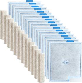 Jeekocaso 445023342332 16pack Large Filter Cartridges Replacement Compatible With Aqueon Quietflow Led