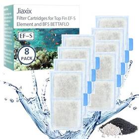 Jx240609001 Jiaxix Ef-s Element Filter Cartridge For Top Fin And Bf5 Bettaflo Aquarium 8 Pack