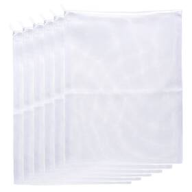 Jihaqua 755454523734 Aquarium Filter Bags Large - Reusable Fish Tank Media Mesh With P
