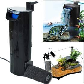K1-store 313107076039 Turtle Filter Aquarium Low Water Level Internal Waterfall Flow Aqu