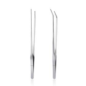 Knr Harmony 727196899675 Feeding Tongs 2pcs Stainless Steel Aquarium Long Tweezers 27cm/10.6 Inches St