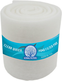 Koral Filters Pro Koi Pond And Aquarium Filter Pad Media Roll Dye Free 6ft