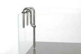 Landen 850038983666 304 Stainless Steel Lily Pipes With Clamps For Rimless Glass Aquarium
