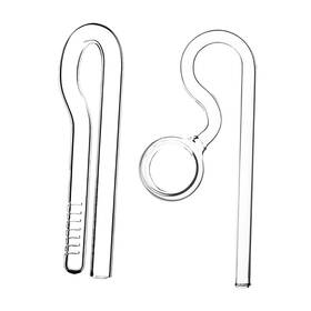 64064665124081510 Leefasy Aquarium Lily Tube Glass Pipe In In/out Clear Remove Oil Easy To Clean W