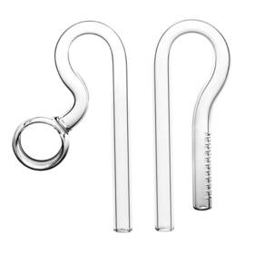 64064666124081511 Leefasy Aquarium Lily Tube Glass Pipe In In/out Clear Remove Oil Easy To Clean W