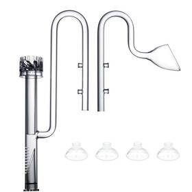 L020-glsin Linlan L020-glsin&out12of 13mm Glass Lily Pipe With Skimmer Inflow And Outflow Fits 12/16mm 1/2 Inch I.d