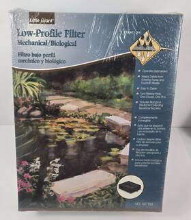 Little Giant 567153 Low-profile Pond Fountain Filter Mechanical Biological Unopened S