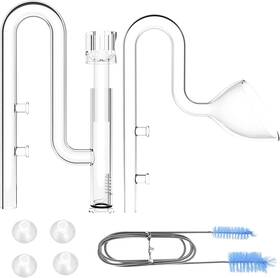 65292 Lonmercaite 10mm， 13mm Aquatic Mini Glass Lily Pipe Protein Skimmer Inflow And Outflow For Nano