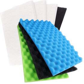 Ltwhome 607595778439 Value Pack Of Large Diy Poly Coarse Fine Foam Filter Pads Set For Aquarium Po