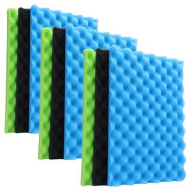 Ltwhome 700987901924 Fish Pond Foam Filter Sponge Set 17 Inch X 11 Media Pack Of 3 Sets