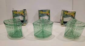 Lustar 039504223103 Lot Of 3 -lustar Jumbo Corner Filter With Anchor Plate No.231 Aquariums Fish Tank