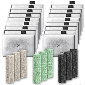 Lxiyu 647379063320 16 9 Pack Small Aquarium Filter Cartridges Compatible With Aqueon Quietflow