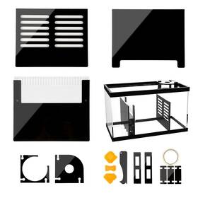 Lyl Leyouland 717504491899 Adjustable Sump Baffle Kit - Refugium For 10 Gallon Tank Reef Aquarium