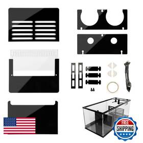 Lyl Leyouland B09zl1mxb8 Adjustable Sump Baffle Kit - Refugium For 20 Gallon Long Tank