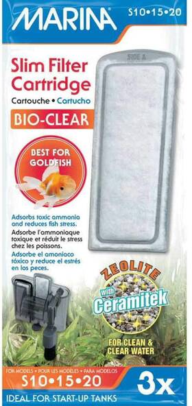 Marina 849039047965 36 Pack Of Bio Clear Cartridge For Slim Filters