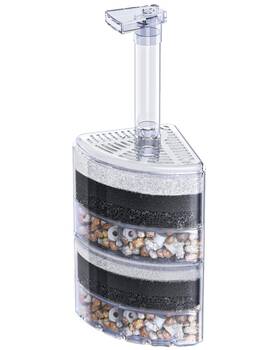Ul623 Marina Aquarium Corner Sponge Filter Quiet Small Fish Bio Foam Up To 50 Gallons