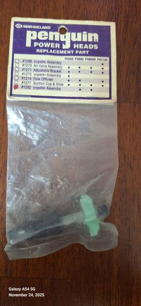 004470 Marineland Penguin Power Heads Replacement Part #1282 Impeller Assembly