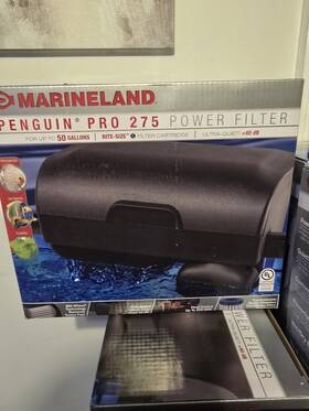 603138 Marineland Penguin Pro 275 Power Filter Gph 50 Gal. Aquarium