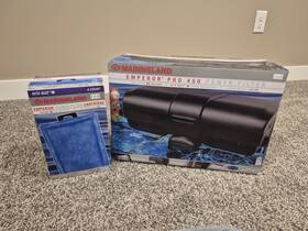 Aq78182 Marineland Emperor Pro 450 Power Filter Never Used With