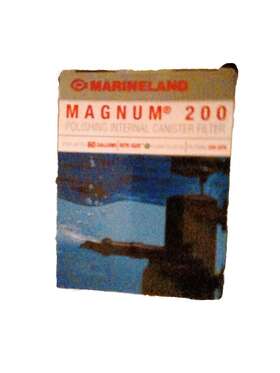 Aq78370 Marineland 200 Magnum Polishing Internal Canister Filter 60 Gallons