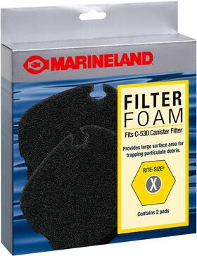 Pa11501 Marineland Filter Foam 2 Count Supports Biological And Mechanical Aquarium Filt