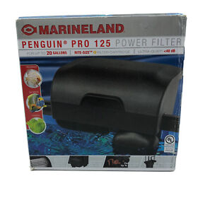Marineland Penguin Pro 125 Power Filter Up To 20 Gallon Aquarium Rite Size Quiet